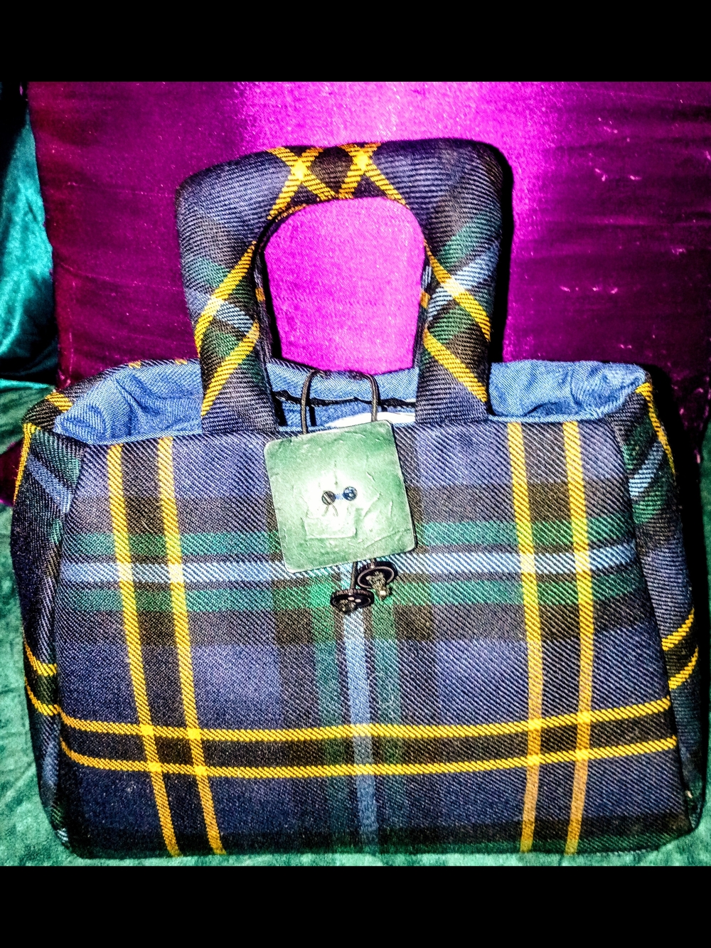 Scotland Shop Plaid Tartan Top-Handle Bag.